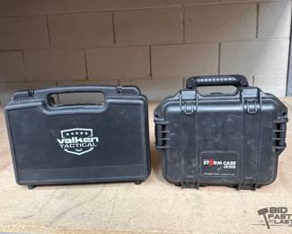 2604  2 Hard Pistol Cases 