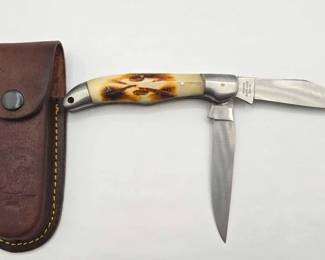 1806  NEW The Bone Collector Double Blade Folding Knife 