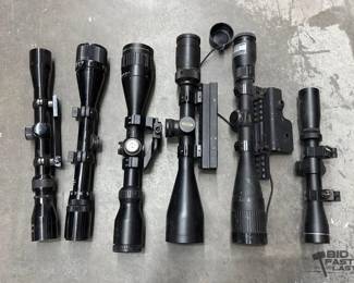 2612  6 Rifle Scopes 