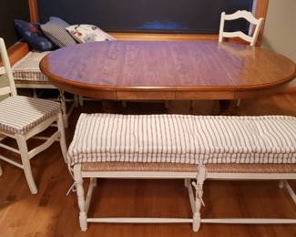 Cushioned seating by Ballard Designs 