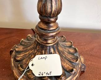 C13 - $20. Lamp measures 26" tall. 
