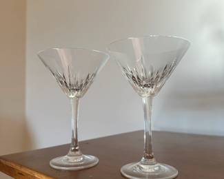 C37 - $80. Pair of Waterford Martini Glasses
