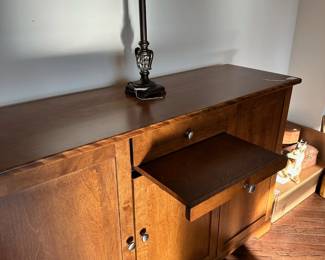 C40 - $175. Entry Cabinet / Media Cabinet. Measures 56" wide x 17.5" deep x 36" tall. 