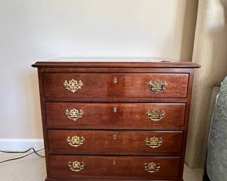 C16 - $150. Single Henredon Nightstand. Measures 28" wide x 17" deep x 28" tall. 
