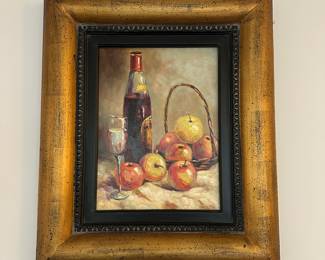 C53 - $50. Framed Painting. Measures 22" x 26" framed. Certificate of Authenticity from Prestige Arts. 