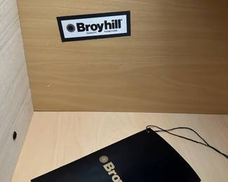 C6 - $60. Single Broyhill Nightstand. Measures 25.5" wide x 17" deep x 25.5" tall. Drawers Slide Easily!