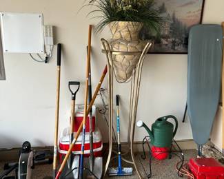 C74 - $75. Tall Floor Planter with Stand. 