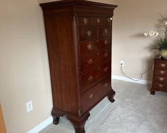 C17 - $550. Henredon Chest of Drawers.  Measures 44" wide x 20.5" deep x 65" tall. All drawers slide - excellent condition!