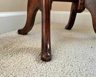 C10 - $35. Small Side Table (top is a bit wiggly) Measures 19" wide x 12" deep x 23" tall. 