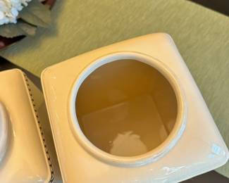 C41 - $45. Pair of Gracious Good Canisters. 