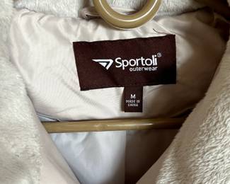 C61 - $25. Sportoli Outerware. Size Medium - like new. 