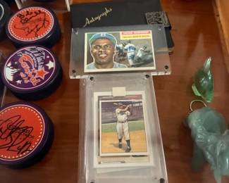 Jackie Robinson Bowman and Topps Cards