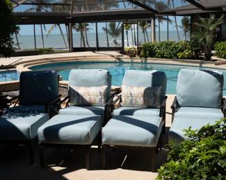 Woodard Chaise Lounge Chairs 