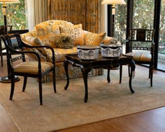 Chinoiserie Decorated Seating Group 