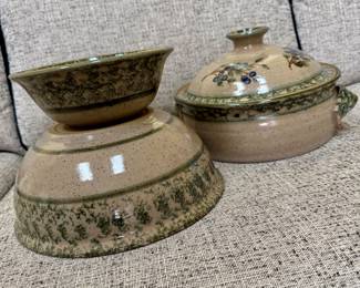 Handmade and signed pottery