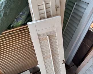 Lots of shutters, doors, reclaimed barn wood and more