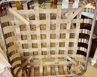 Vintage tobacco basket