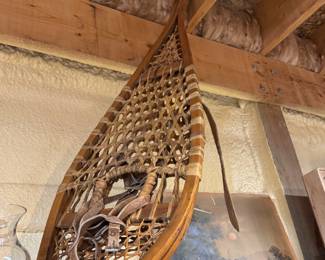 Vintage snowshoes