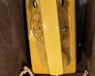 Vintage rotary phone 1970-1980