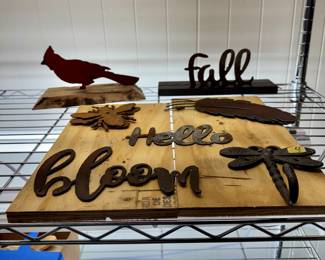 Laser cut metal art