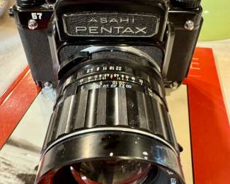 Asahi Pentax 6x7 format with lenses