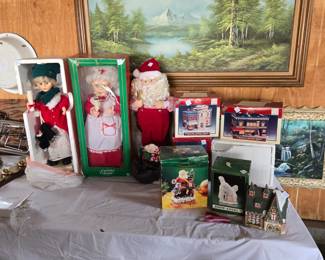 Christmas village pieces
