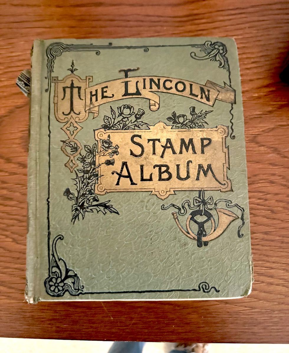Antique The Lincoln Stamp Album