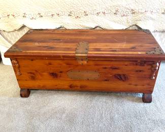 Antique Pine Trunk