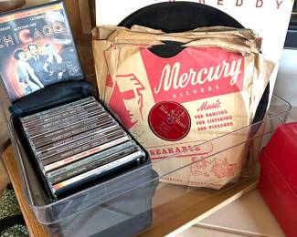 Vinyl Records, CDs, VHS