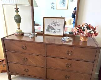 Vintage MCM Broyhill  Dresser Mirror