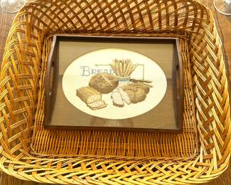 Cross Stitch Bread Tray Basket
