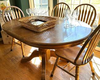 Oak dining Table Set