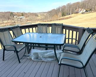 Patio Table Chairs Set 