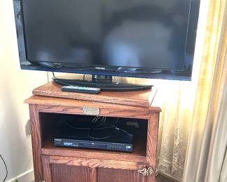 TV, DVD player