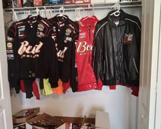 Arca jackets, pants, young guns jackets, lots of tshirts