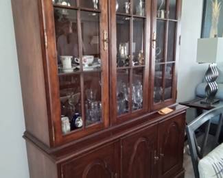 2 piece china cabinet