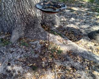 Bird bath/feeder