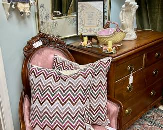 Vintage Chair, Throw Pillows
