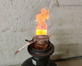 Antique Aerolux Popeye light bulb