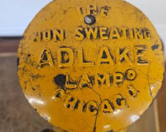 Antique Adlake train lamp Chicago