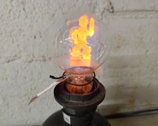 Antique Aerolux Popeye light bulb