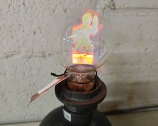 Antique Aerolux Popeye light bulb