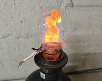 Antique Aerolux Popeye light bulb