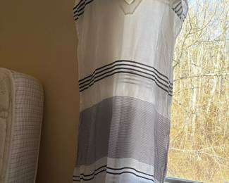 Lightweight Bathing Suit coverup striped 