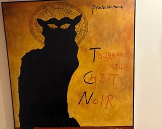 Tournee du Chat Noir Prochainement (Black Cat Tour) by Rodolphe Salis 