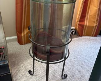 Pillar Glass Candle Holder 