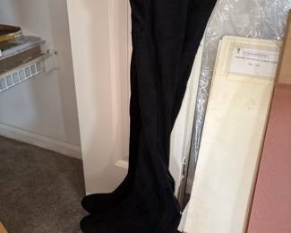 Black knee high boots 