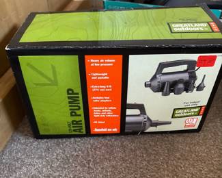 Greatland Outdoors 120 volt hand held air pump 