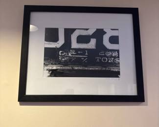Travel Photography Print - Black and White - framed 