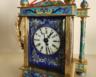 Pendulette cloisonne